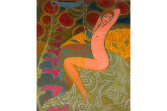 Download Woman and Flowers (1914) - 1914 Collection