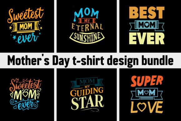 Download Mothers Day Typography T-Shirt Design - Typography Collection