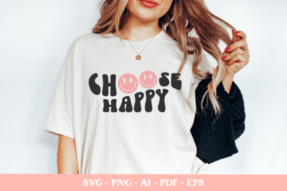 Download Choose Happy Svg, Wavy Text Cut File - Cut file Collection