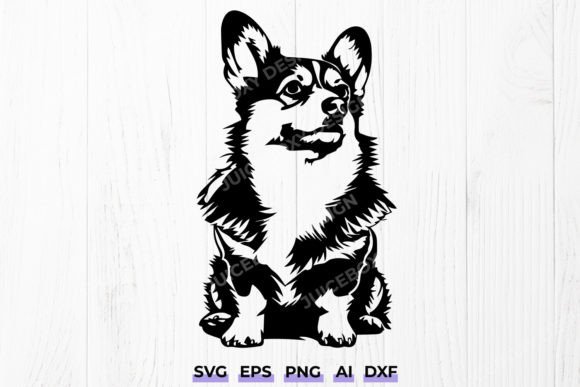 Download Corgi Dog Silhouette SVG - Cricut File - Cut file Collection