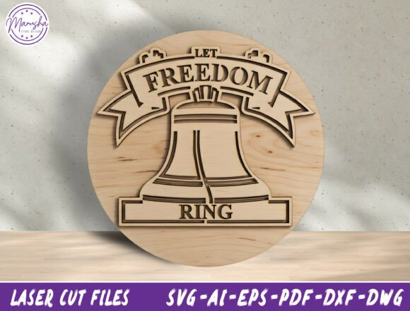 Download Patriotic Wood Sign Laser Cut File Svg - Cut file Collection