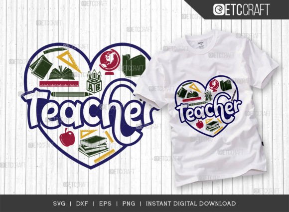 Download Teacher SVG Cut File, Teacher Shirt Svg - Cut file Collection