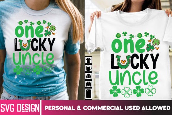 Download One Lucky Uncle SVG Cut File - Uncle Collection