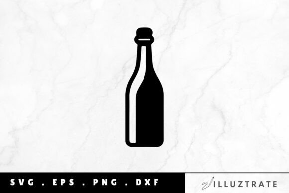 Download Wine Bottle SVG Cut File – Elegant Wine - Cut file Collection
