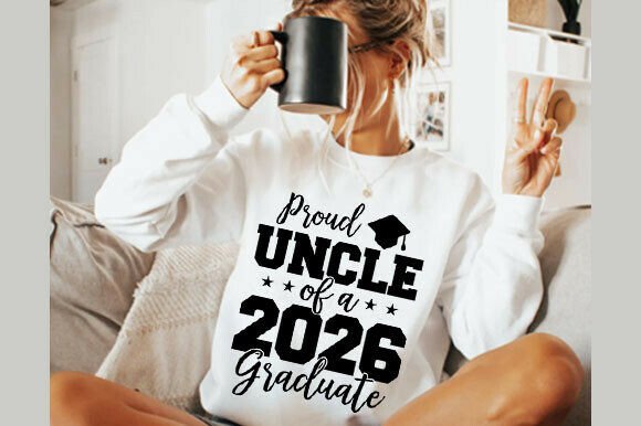 Download Proud Uncle 2026 Graduate SVG - Premium Bundle