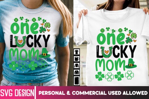 Download One Lucky Mom SVG Cut File - Cut file Collection